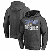 Men's Los Angeles Rams Heather Charcoal Stronger Together Pullover Hoodie,baseball caps,new era cap wholesale,wholesale hats